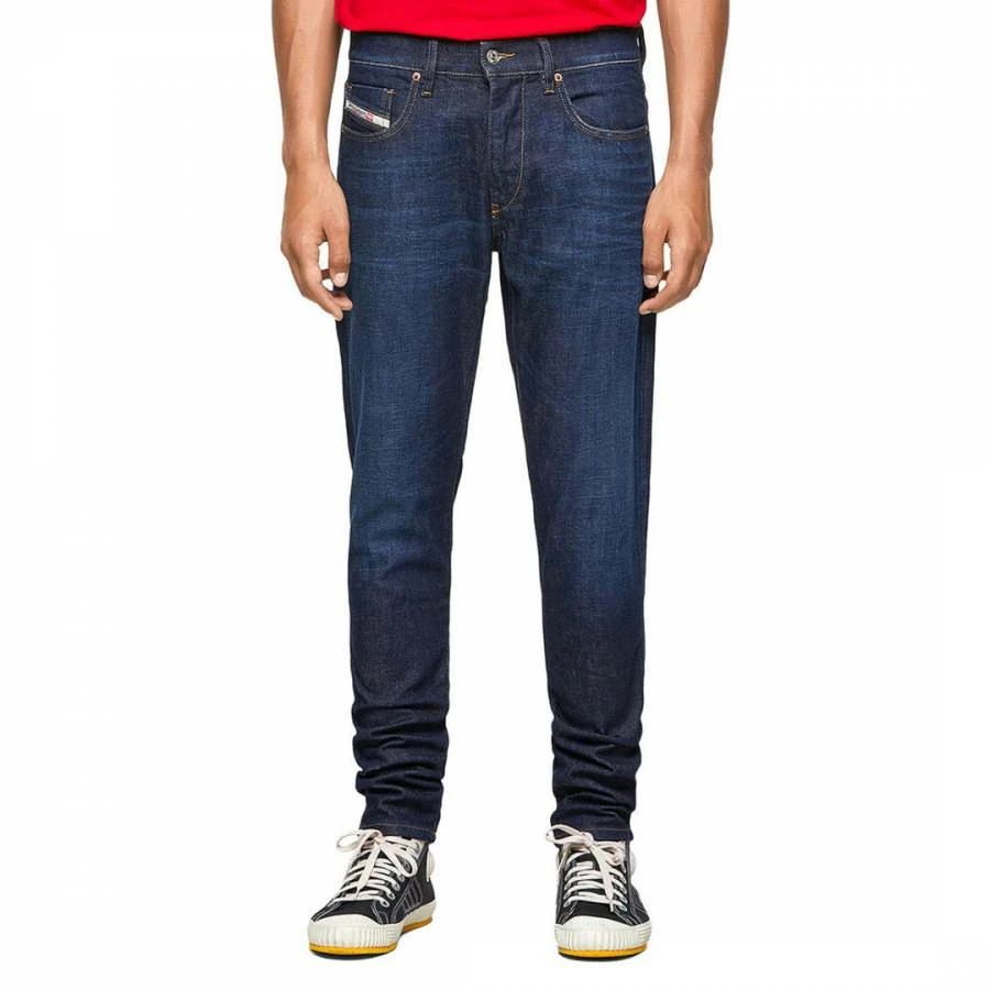 Diesel Dark Blue D-Franky Tapered Stretch Jeans 3 Diesel Dark Blue D-Franky Tapered Stretch Jeans