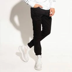 Diesel Black D-Luster Skinny Stretch Jeans