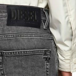 Diesel Grey D-Fining Tapered Stretch Jeans -JacketsSale Sales 17983623 3