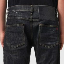 Diesel Washed Black D-Strukt Skinny Stretch Jeans -JacketsSale Sales 17983815 3