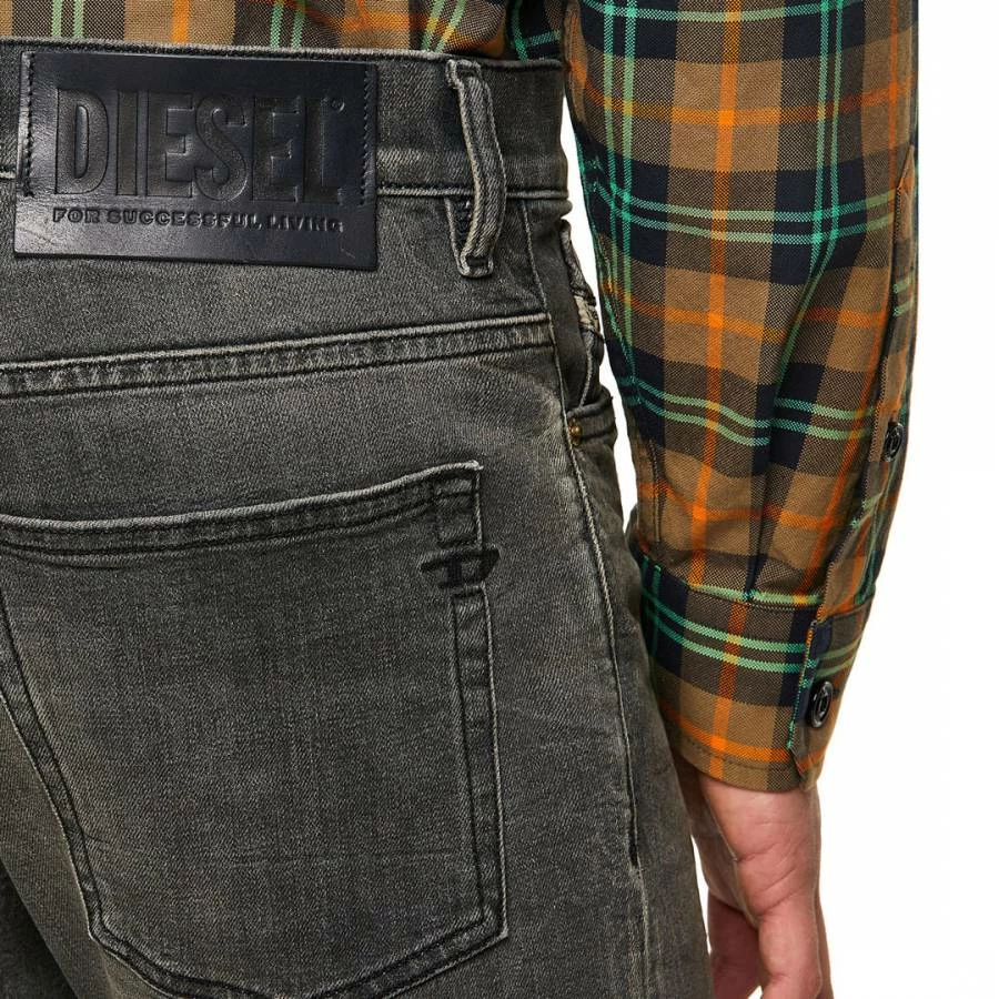 Diesel Washed Black D-Fining Slim Stretch Jeans 4 Diesel Washed Black D-Fining Slim Stretch Jeans - Image 2