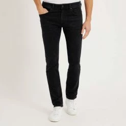 Diesel Black Thommer Straight Stretch Jeans