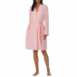 Lauren Ralph Lauren Pink Kimono Wrap Robe