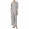 Lauren Ralph Lauren Grey Soft Lounge Knit Hooded Lounge Set