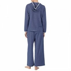 Lauren Ralph Lauren Blue Soft Lounge Knit Hooded Lounge Set 8 Lauren Ralph Lauren Blue Soft Lounge Knit Hooded Lounge Set -JacketsSale Sales 17996041 3
