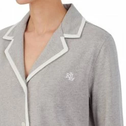 Lauren Ralph Lauren Grey Soft Lounge Knit Pyjama Set -JacketsSale Sales 17996046 4