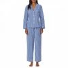 Lauren Ralph Lauren Blue Cotton Notch Collar Pyjama Set 2 Lauren Ralph Lauren Blue Cotton Notch Collar Pyjama Set -JacketsSale Sales 17996058 1