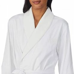Lauren Ralph Lauren White Shawl Collar Terry Lined Robe 9 Lauren Ralph Lauren White Shawl Collar Terry Lined Robe -JacketsSale Sales 17996082 4