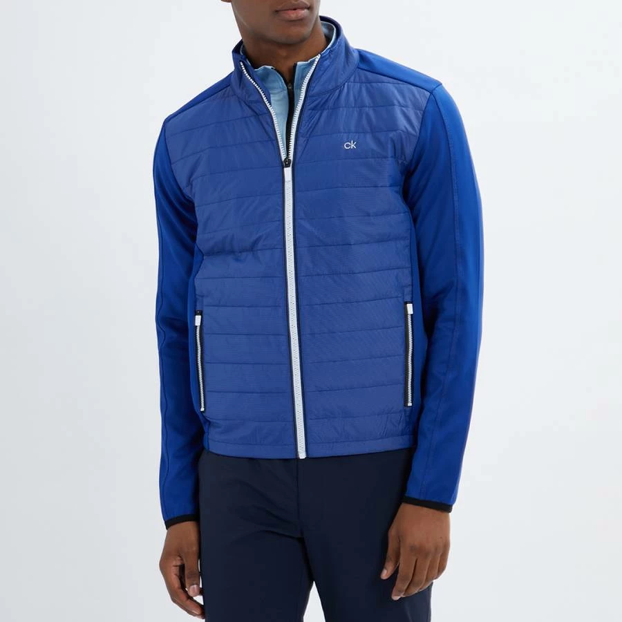 Calvin Klein Golf Blue Quilted Insulated Padded Jacket 3 Calvin Klein Golf Blue Quilted Insulated Padded Jacket
