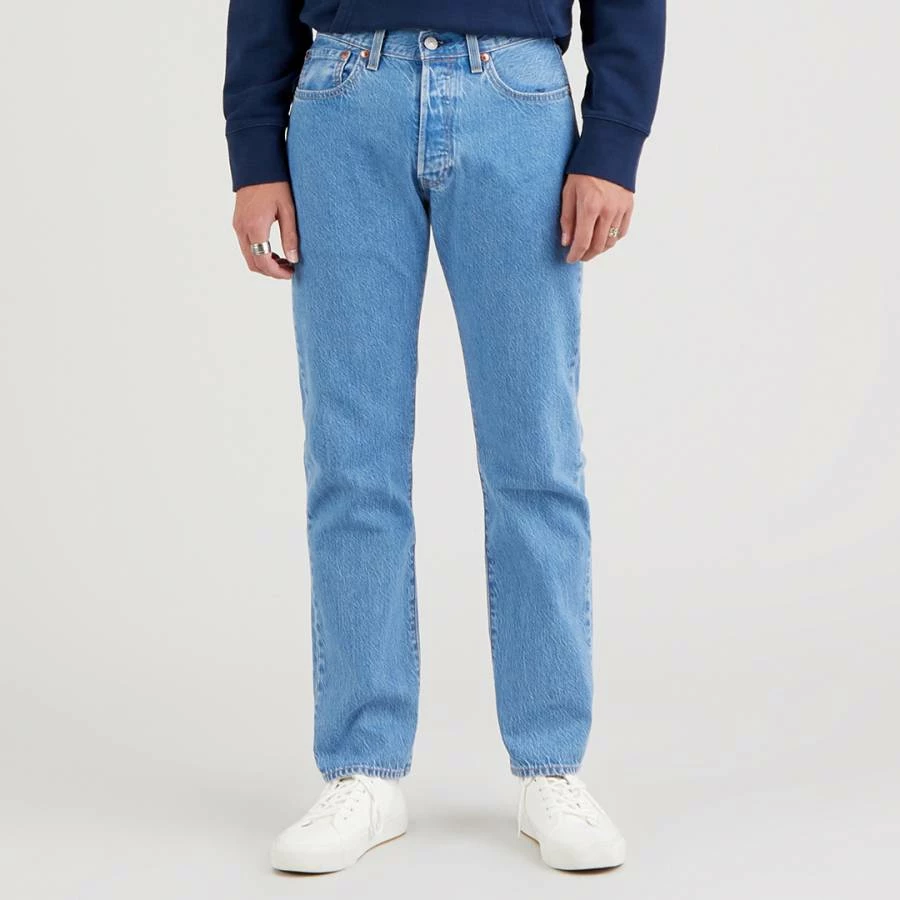 Levi's Blue 501® Stretch Straight Jeans 5 Levi's Blue 501® Stretch Straight Jeans - Image 3