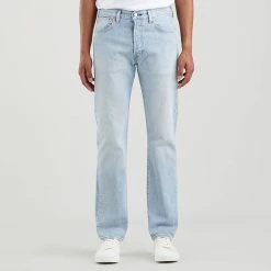 Levi's Light Blue 501® Stretch Straight Jeans