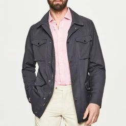 Hackett London Navy Field Jacket