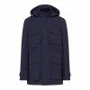 Hackett London Navy Beeswax Hooded Parka Jacket -JacketsSale Sales 18033854 1