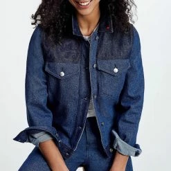 Tommy Hilfiger Navy Tom Loose Denim Jacket