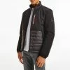 Tommy Hilfiger Black Quilted Mixed Jacket 2 Tommy Hilfiger Black Quilted Mixed Jacket -JacketsSale Sales 18043396 1