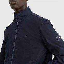 Tommy Hilfiger Navy Cotton Harrington Jacket 7 Tommy Hilfiger Navy Cotton Harrington Jacket -JacketsSale Sales 18043509 3