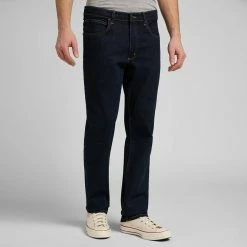 Lee Jeans Indigo Brooklyn Straight Stretch Jeans