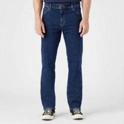 Wrangler Dark Blue Texas Slim Stretch Jeans
