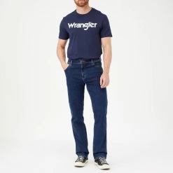 Wrangler Dark Blue Texas Slim Stretch Jeans 8 Wrangler Dark Blue Texas Slim Stretch Jeans -JacketsSale Sales 18052428 3