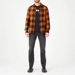 Wrangler Navy Greensboro Straigh Stretch Jeans -JacketsSale Sales 18052442 3