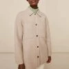 Whistles Neutral Wool Overshirt -JacketsSale Sales 18062750 1