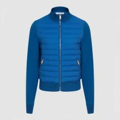 Reiss Blue Skylar Quilted Body Hybrid Jacket 9 Reiss Blue Skylar Quilted Body Hybrid Jacket -JacketsSale Sales 18084895 4