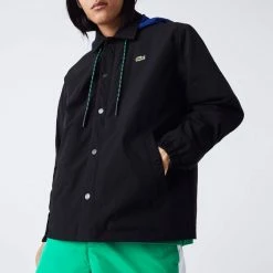 Lacoste Black Collared Jacket