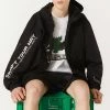 Lacoste Black Oversized Printed Jacket 2 Lacoste Black Oversized Printed Jacket -JacketsSale Sales 18086792 1