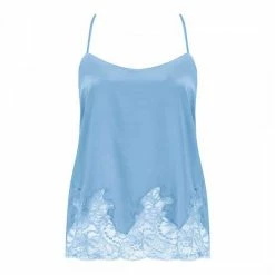 Fleur Of England Iris Blue Lace Camisole