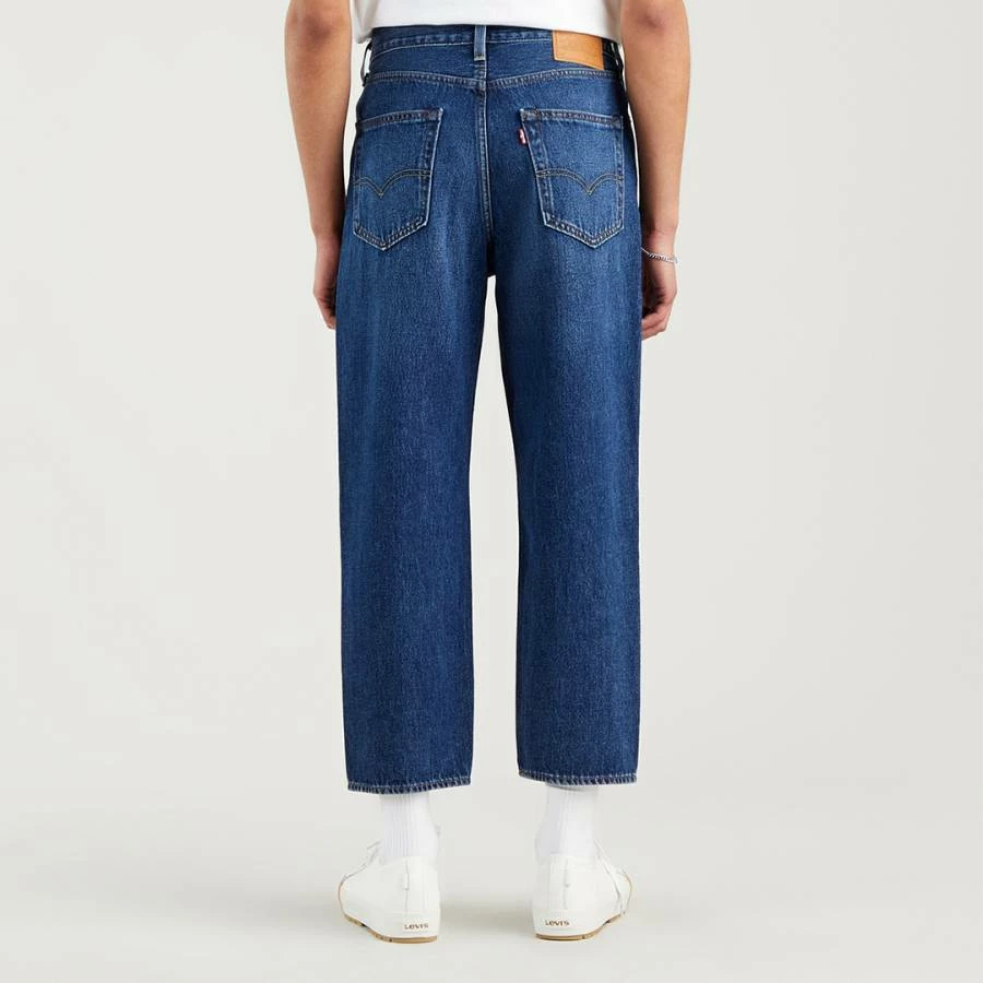 Levi's Blue Wide Cropped Stretch Jeans 4 Levi's Blue Wide Cropped Stretch Jeans - Image 2