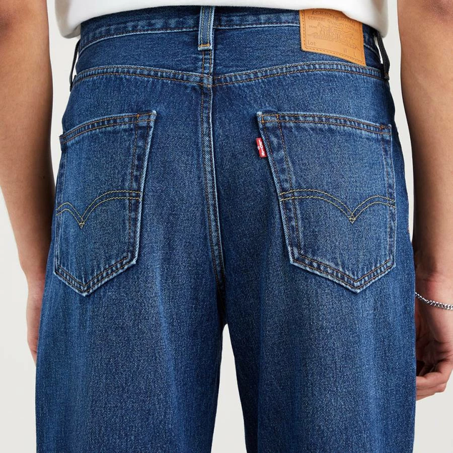 Levi's Blue Wide Cropped Stretch Jeans 5 Levi's Blue Wide Cropped Stretch Jeans - Image 3
