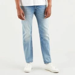 Levi's Light Blue 501® Straight Stretch Jeans