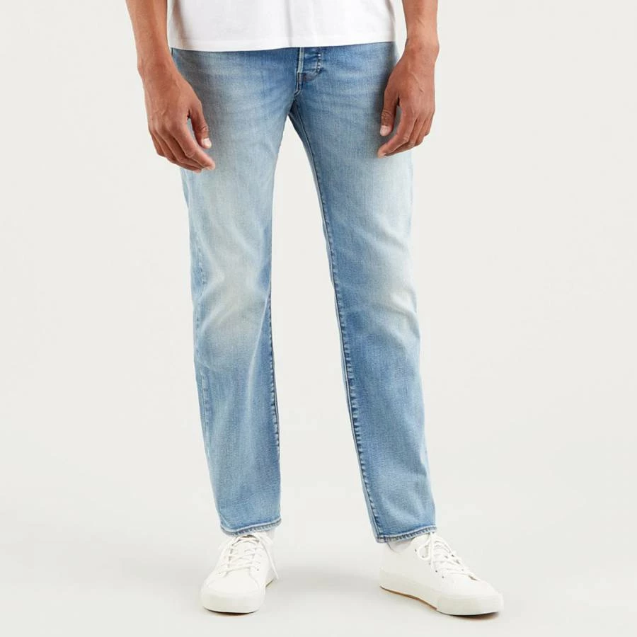 Levi's Light Blue 501® Straight Stretch Jeans 3 Levi's Light Blue 501® Straight Stretch Jeans