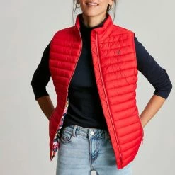 Joules Red Water Resisant Gilet