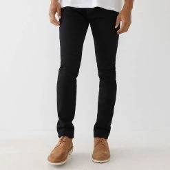 True Religion Black Rocco Skinny Stretch Jeans