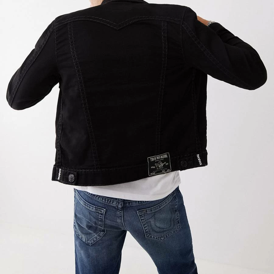 True Religion Black Jimmy Denim Jacket 4 True Religion Black Jimmy Denim Jacket - Image 2
