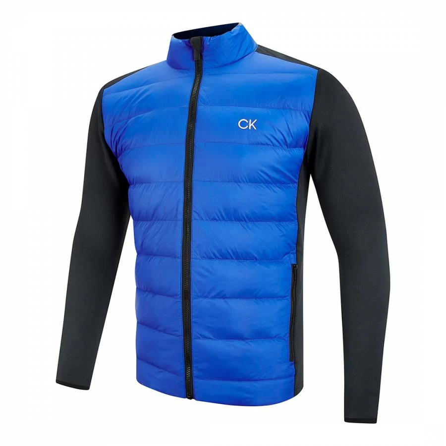 Calvin Klein Golf Blue/Black Quilted Hybrid Jacket 3 Calvin Klein Golf Blue/Black Quilted Hybrid Jacket