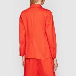 Weekend Max Mara Orange Gemona Tailored Wool Blazer -JacketsSale Sales 18123061 3