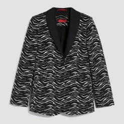 MAX & Co. Multi Patten Mantegna Cotton Blend Blazer -JacketsSale Sales 18123243 4