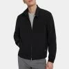 THEORY Black Full Zip Wool Blend Jacket 2 THEORY Black Full Zip Wool Blend Jacket -JacketsSale Sales 18125938 1