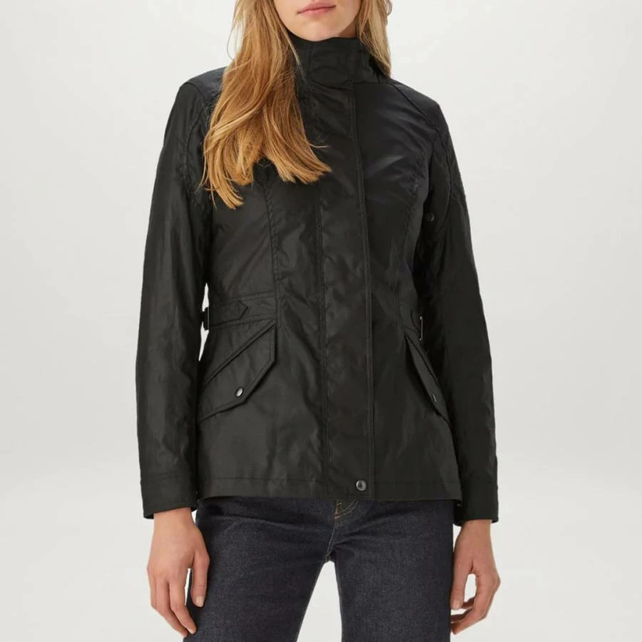 BELSTAFF Black Adeline Cotton Jacket 4 BELSTAFF Black Adeline Cotton Jacket - Image 2
