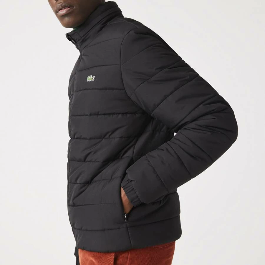 Lacoste Black Full Zip Puffer Jacket 3 Lacoste Black Full Zip Puffer Jacket