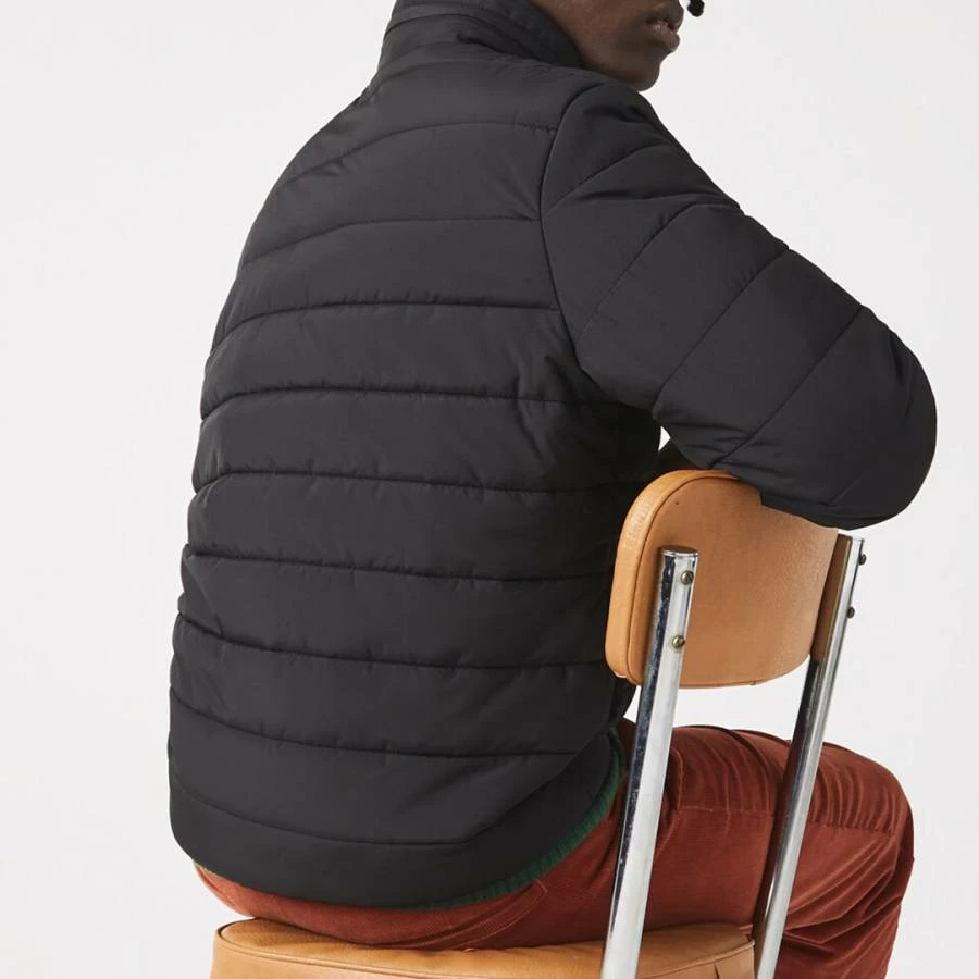 Lacoste Black Full Zip Puffer Jacket 4 Lacoste Black Full Zip Puffer Jacket - Image 2