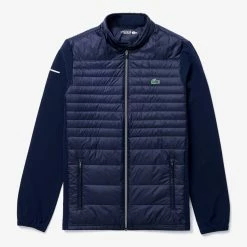 Lacoste Navy Hybrid Quilted Body Jacket -JacketsSale Sales 18141783 3