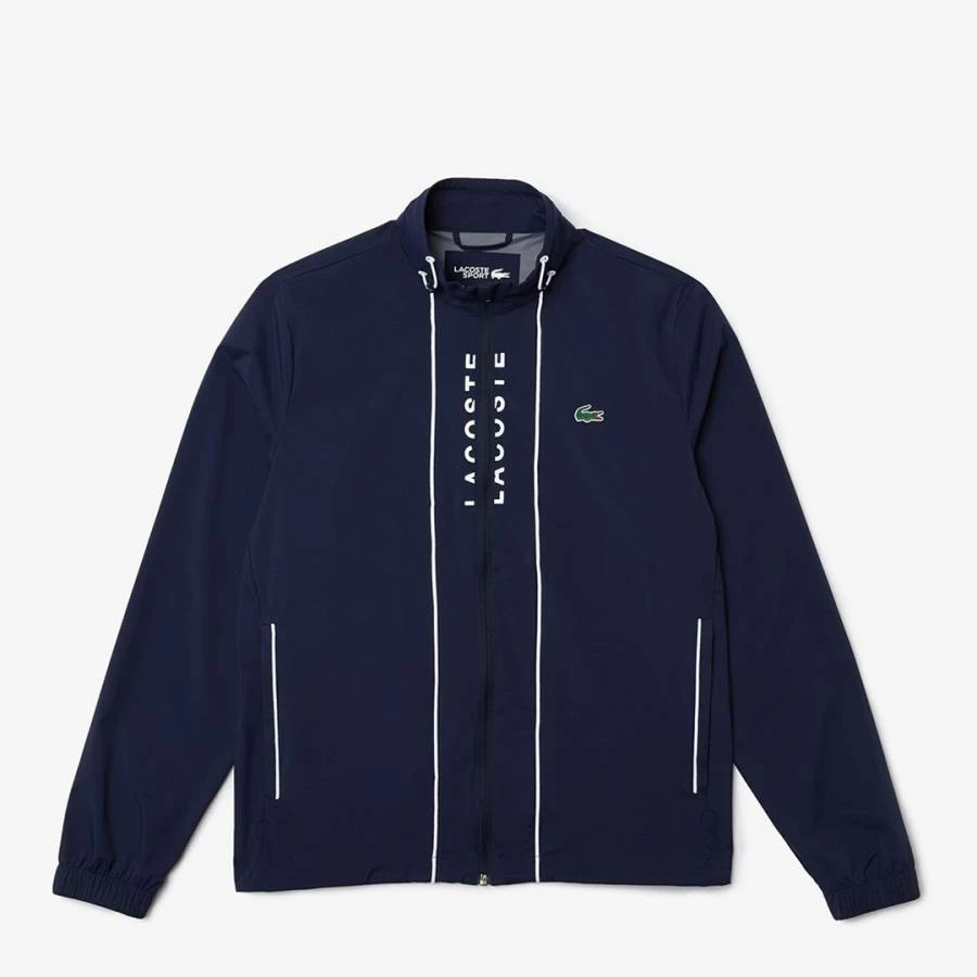 Lacoste Navy Adjustable Collar Zip Jacket 5 Lacoste Navy Adjustable Collar Zip Jacket - Image 3