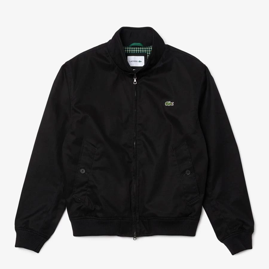 Lacoste Black Band Collar Cotton Jacket 5 Lacoste Black Band Collar Cotton Jacket - Image 3