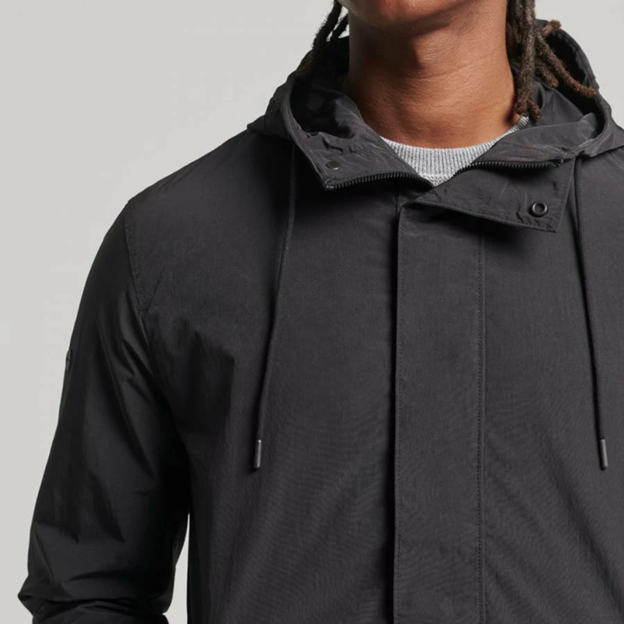 Superdry Black Ripstop Fishtail Parka 5 Superdry Black Ripstop Fishtail Parka - Image 3