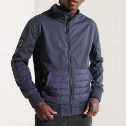 Superdry Eclipse Navy Bonded Soft Shell Jacket