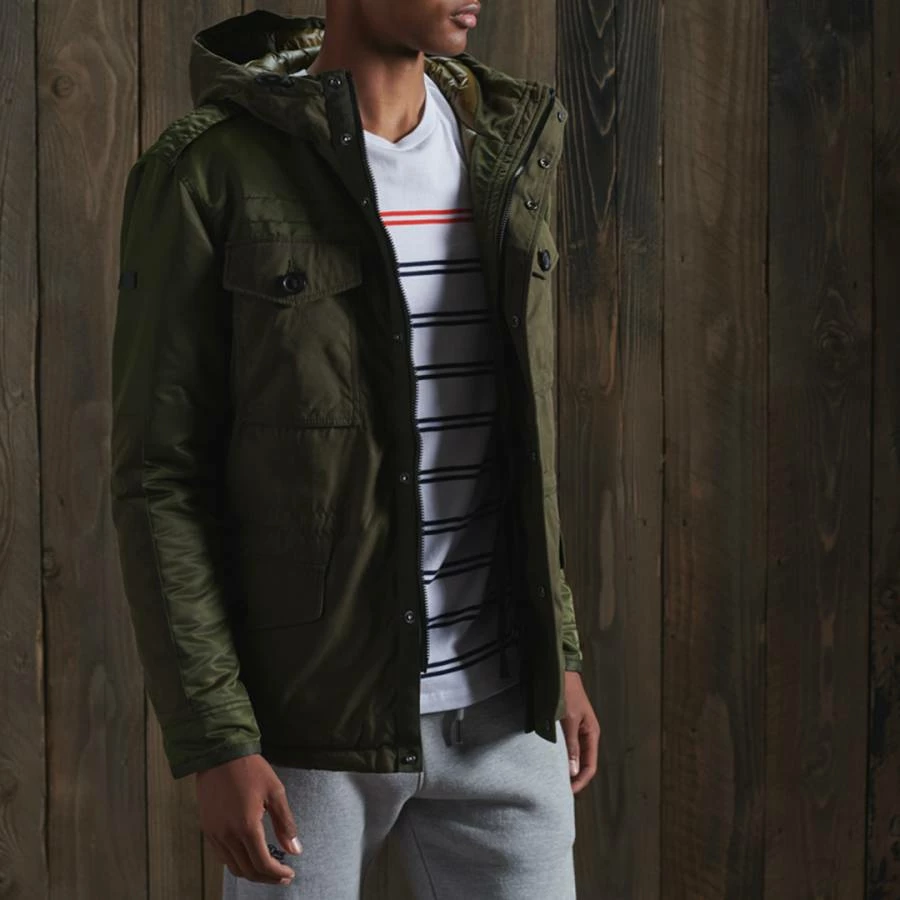 Superdry Khaki Corporal Field Jacket 3 Superdry Khaki Corporal Field Jacket