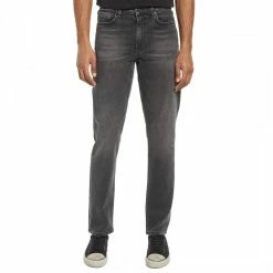 Rag & Bone Grey Loopback Action Slim Fit Jeans